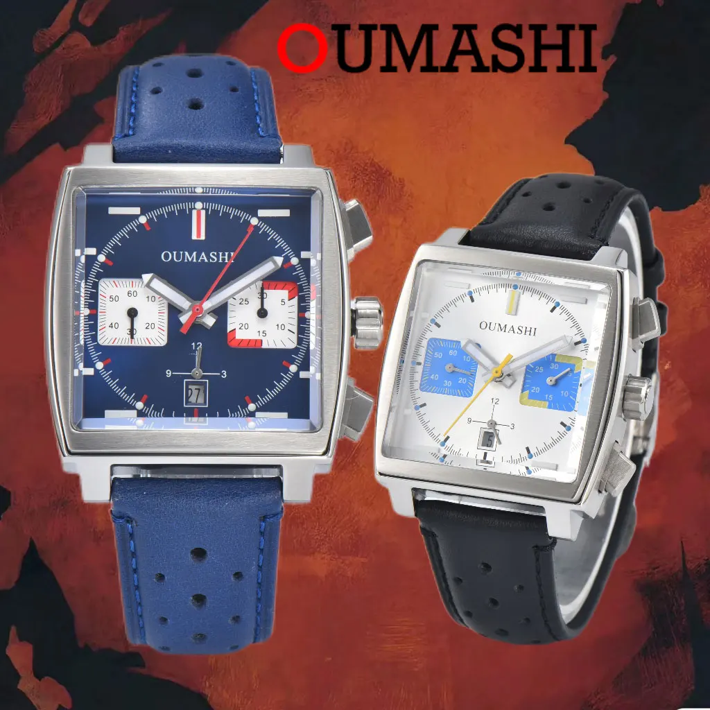 

Oumashi 7750 Diving Watches ETA Automatic Multifunction Chronograph Movement Stainless Steel Waterproof Men's Wristwatches