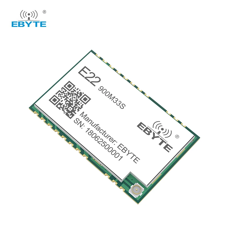 

SX1262 LoRa Spread Spectrum 32M High-precision TCXO Wireless Module 868/915MHz EBYTE E22-900M33S SPI Module 33dBm SMD 16KM