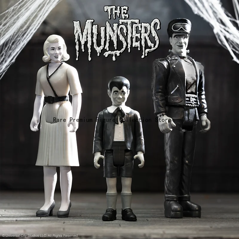 

Полный набор Super7 The Munsters Wave 3, классические игрушечные куклы и экшн-фигурки в Грейском масштабе, коллекционные предметы для любителей и коллекционеров