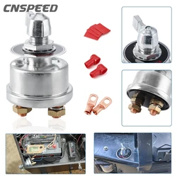 CNSPEED 12V-48V High Current Battery Circuit Breaker 250A Battery Power Cut Isolator Kill Switch With Panel for Car RV Marine