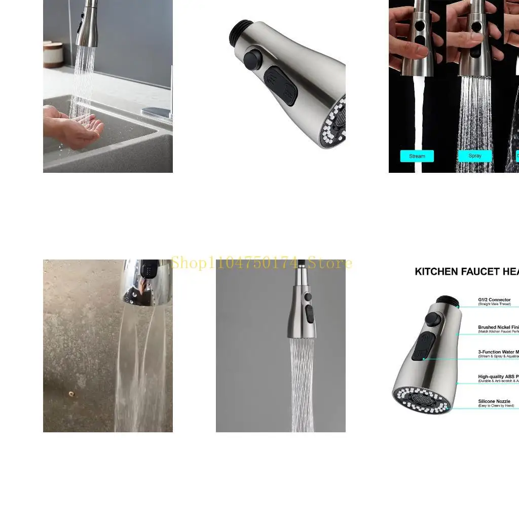 Efficient Stream Faucet Improve Set For Quick Replacement Contemporary Metal Aesthetic Top Sale