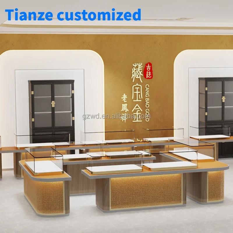 

[Customized]Custom Fashion Stainless Steel Frame Glass Jewelry Showcase Jewelry Kiosk Showcases Jewellery Display