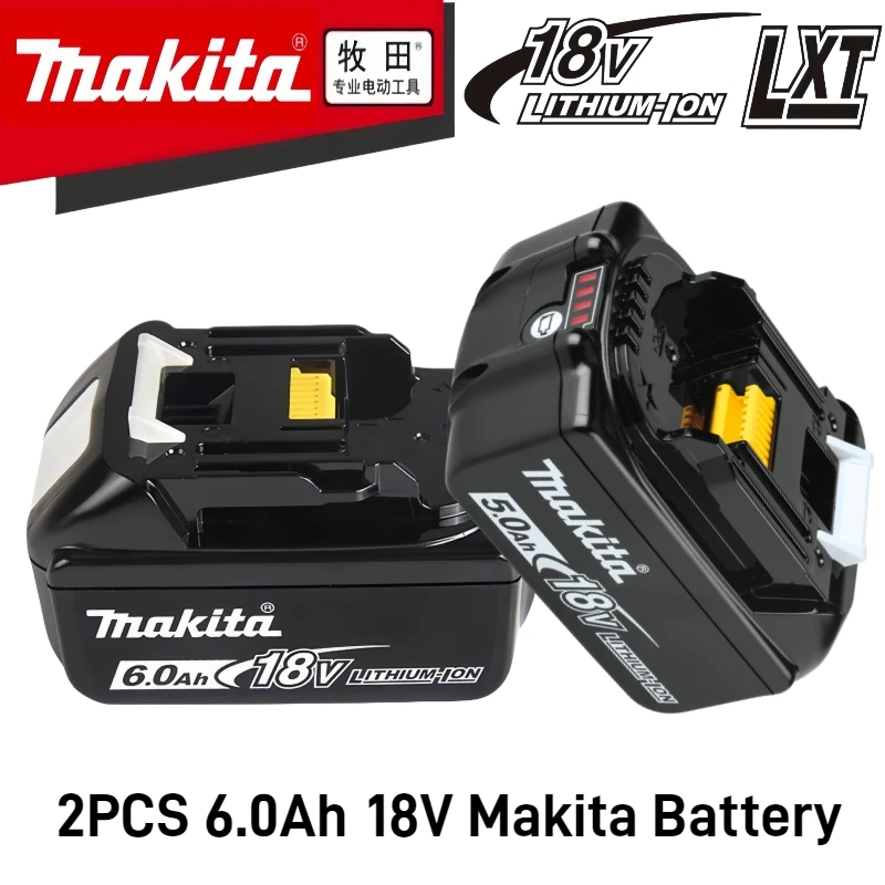 

Original Makita 18V 6.0Ah Battery，for Makita Tool BL1860B BL1850B BL1840B BL1830B Battery，durable Replaceable LED Lithium-ion