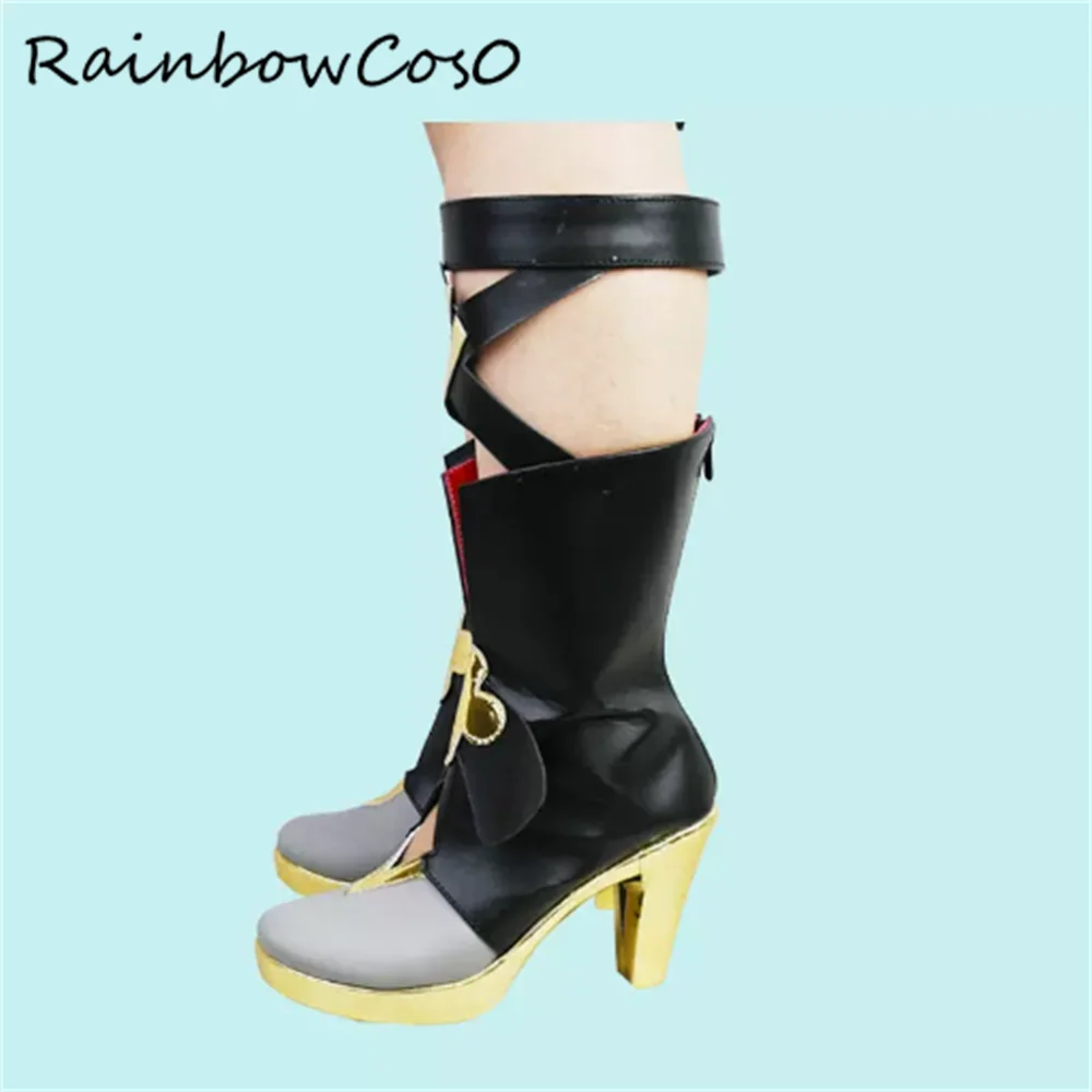 Honkai Impact Cosplay Boots, Star Rail Shoes, Anime de Halloween, 7 de março, 7 de março, W4226, RainbowCos0