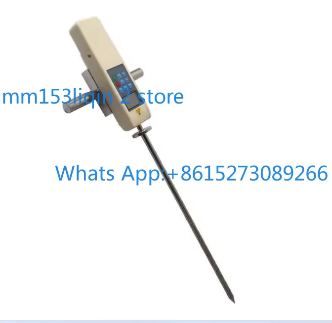 Soil Durometer Digital Soil Hardness Tester Portable Soil Penetrometer Agricultural Instrument 0-450mm Maximum load 100Kg