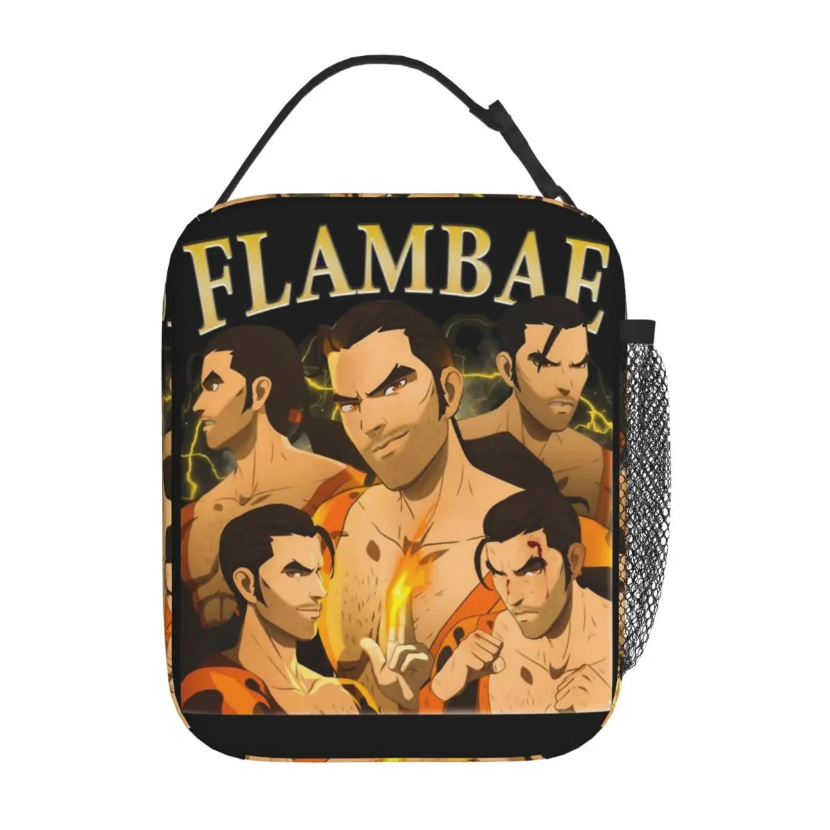 

Vintage Flambae Dispatch Game Insulated Lunch Bag High Capacity Reusable Cooler Bag Tote Lunch Box Beach Outdoor Men Women