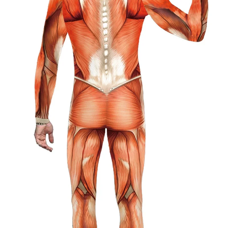 

Новинка 2025 года, костюм для выступления на Хэллоуин, цельные узкие брюки с мышцами, женский костюм для танцев, узкие брюки