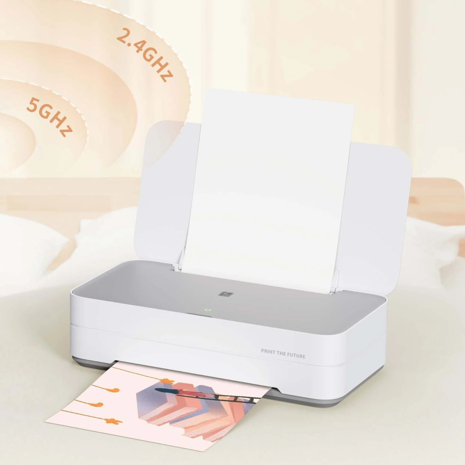 V1 Mini Portable Printer Portable Inkjet Color  Wireless Mobile Printing Capability A4 Paper Printer view 3