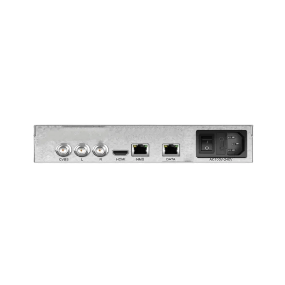 جهاز فك ترميز IRD للشبكة 2025 مع وحدة فك ترميز SRT/HLS/HTTP/HTTPS/RTMP/UDP MEPG2 H.264 H.265 IP إلى HD MI/CVBS
