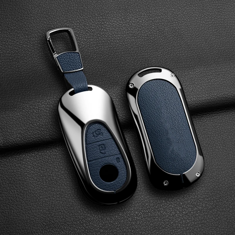 Passende Zinklegierung Autoschlüsselhülle für Mercedes Benz 2022 C S Klasse W206 W223 S350 C260 C300 S400 S450 S500 Zubehör – Detail 13