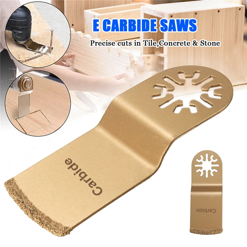 

1pcs Universal Diamond Carbide Oscillating Saw Blade E-cut Saw Blade Metal Cutting Tool For Concrete Cement Ceramics Tile Wood