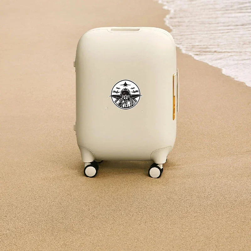 1 قطعة ملصق سيارة طيار عصري للدراجات النارية، ملصق جريئة لتخصيص السيارات والدراجات النارية وفيبي الطيران