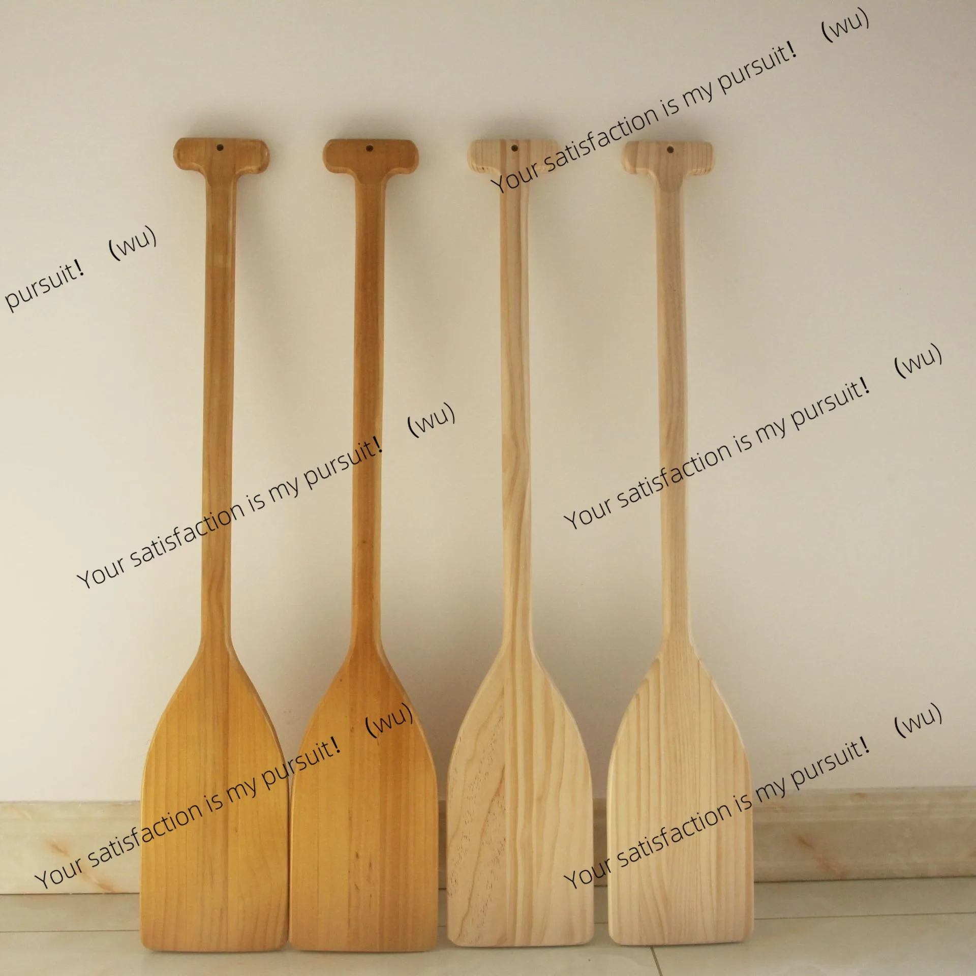 Solid wood paddle decorative props, 32-inch children's wooden paddle