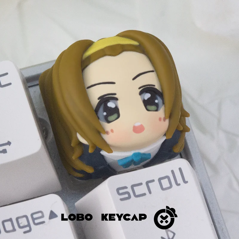 K‑ON! Anime Peripherals Hirasawa Yui & Akiyama Mio Personalized Resin ESC Keycap, Mechanical Keyboard Decor Otaku Surprise Gift view 6