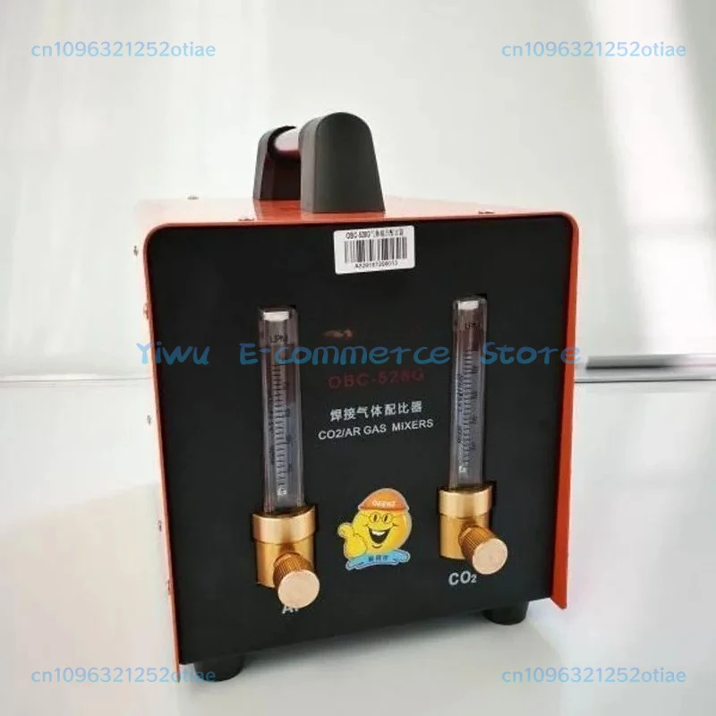OBC-528G Mezclador de gas Ar + CO2 máquina de mezcla de gas Máquina de soldadura por arco de argón pieza Mezclador de argón CO2