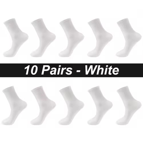 10Pairs/Lot Men Combed Cotton Socks Black Casual Business Breathable High Quality Man Sock New For Male Plus Size EU38-48 - Image 13