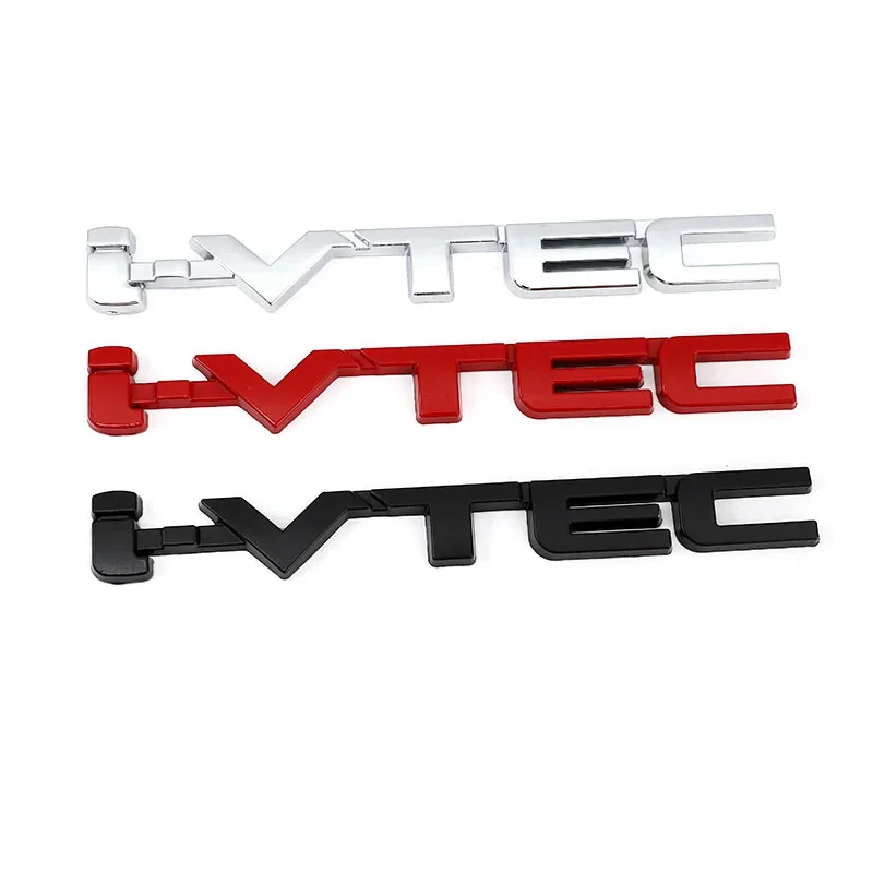 Car Metal Sticker Emblem Auto Rear Trunk Badge Decal for Honda I-VTEC Accord CRV Civic City Odyssey Crosstour Insight Elysion