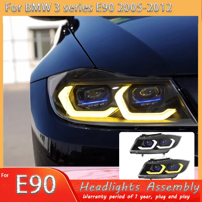 

Head Lamp for BMW E90 LED Headlight 2005-2012 Headlights 320i 325i 318i DRL Turn Signal High Beam Projector Lens