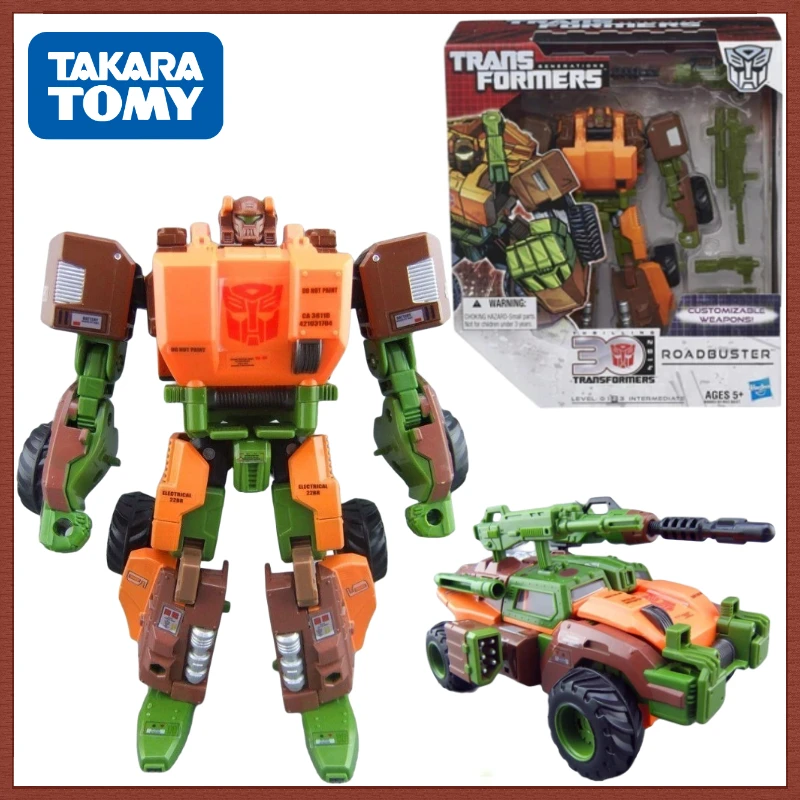 

В наличии TM Transformers G Series 30th Anniversary V-Class Roadmaster Коллекционная фигурка Аниме Робот Аниме Экшн-модели Подарки для детей