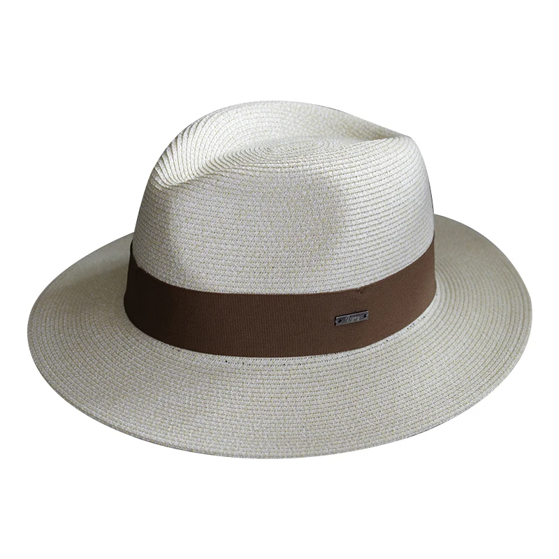 Summer Women Straw Hats Sun Visor Cap Leisure Elegant Panama Hat For Men Gentleman Formal Hat Manattend  Party Quality Hat Gifts