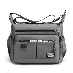 Men's Messenger Bag Crossbody Shoulder Bags Men Small Sling Pack For Work Business Waterproof Oxford Packs Satchel Purse