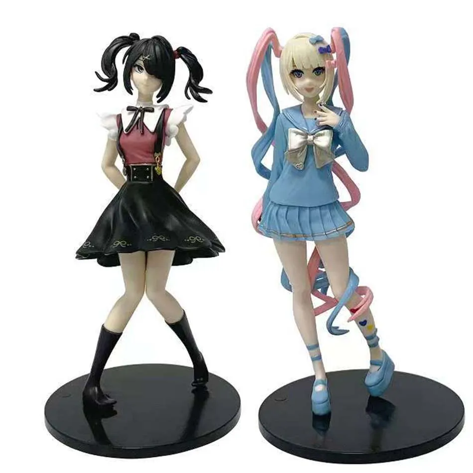 تمثال Chokonose، لعبة نموذج الرسوم المتحركة البلاستيكية، هدية زينة مضيئة، جرعة زائدة للفتيات المحتاجة، Em estoque #2