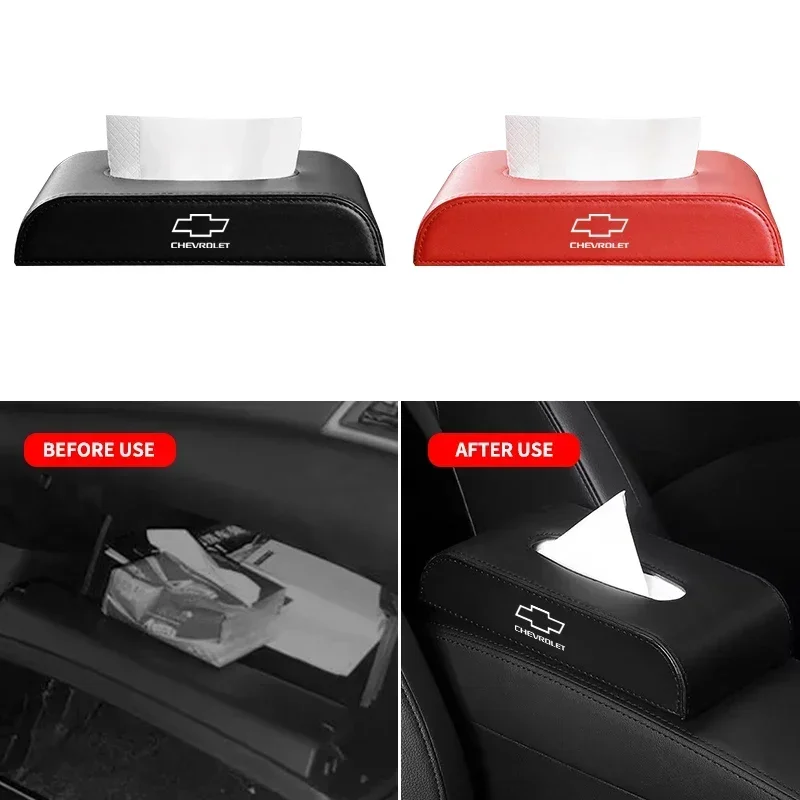 

Car Tissue Box Holder Center Console Armrest Napkin Box For Chevrolet lacetti captiva aveo t250 t300 epica lanos Accessories