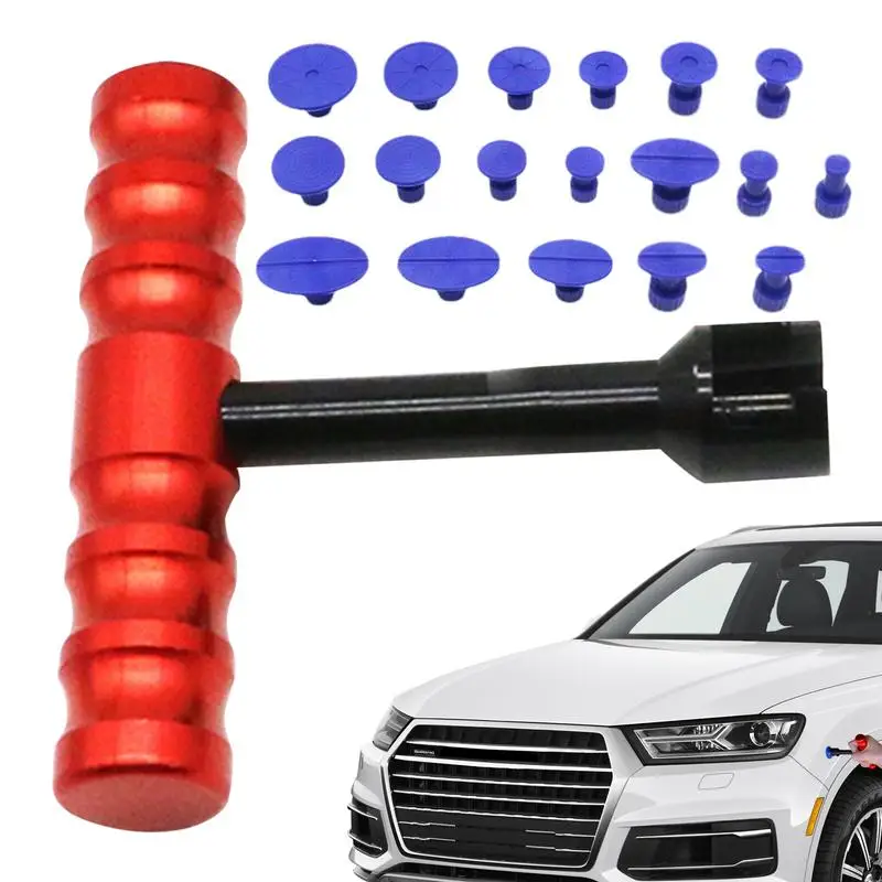 

Car Dent Puller T-Bar Dent Puller Kit Auto Dent Puller With Suction Cups Dent Lifter Puller Car Dent Repair Dent Remover For Car