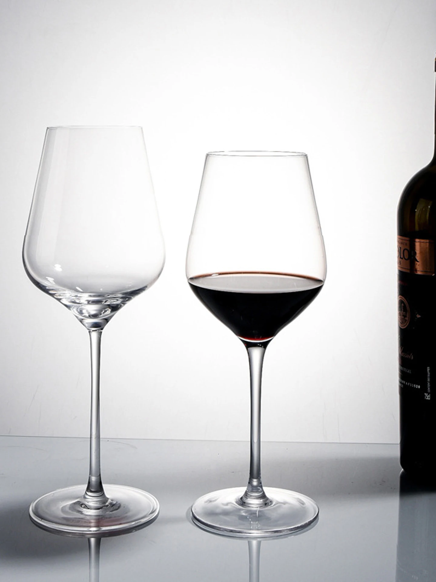 

Бессвинцовые хрустальные бокалы для вина, бокалы для шампанского на высокой ножке, бокалы для красного вина, европейские однотонные стаканы для еды и напитков