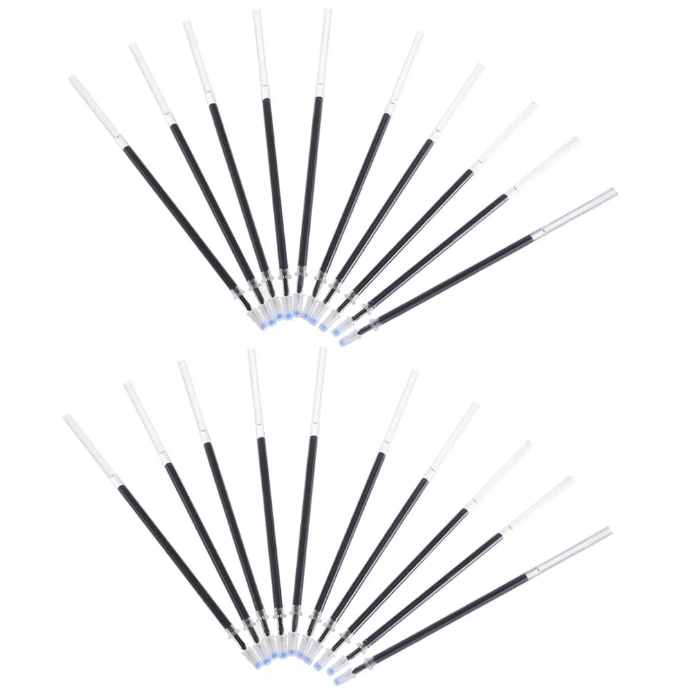 

100Pcs Pen Refills Gel Neutral Press-Type Plastic Ink Replacements Smooth Writing Office Study Supplies Pen Refill