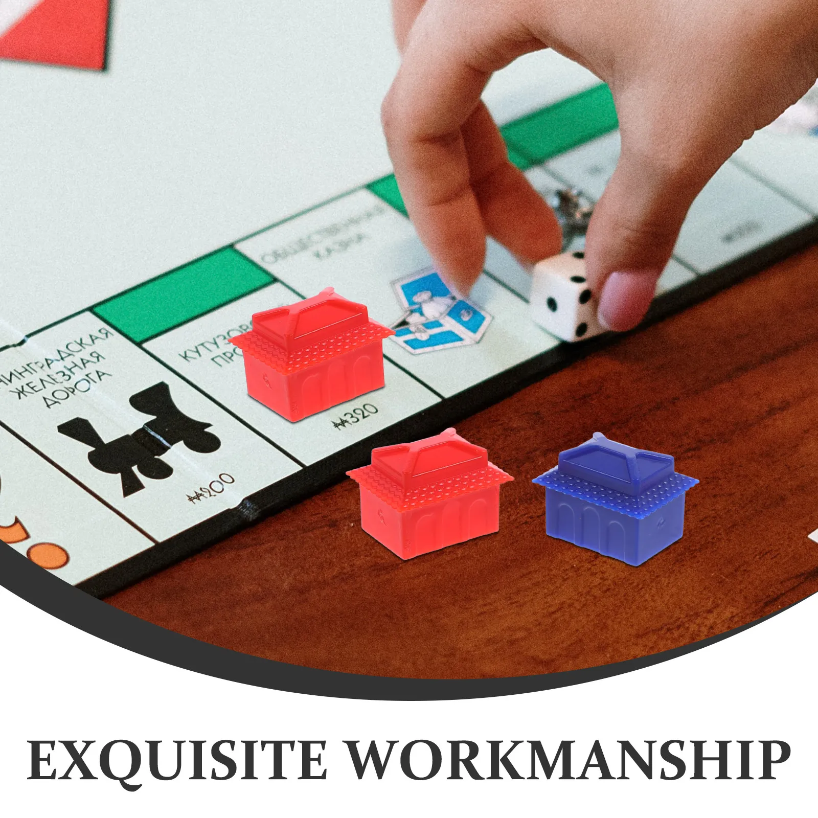 1 Set Spielmarken, Haus- und H – Board Game Hotel Bewertung und Preis