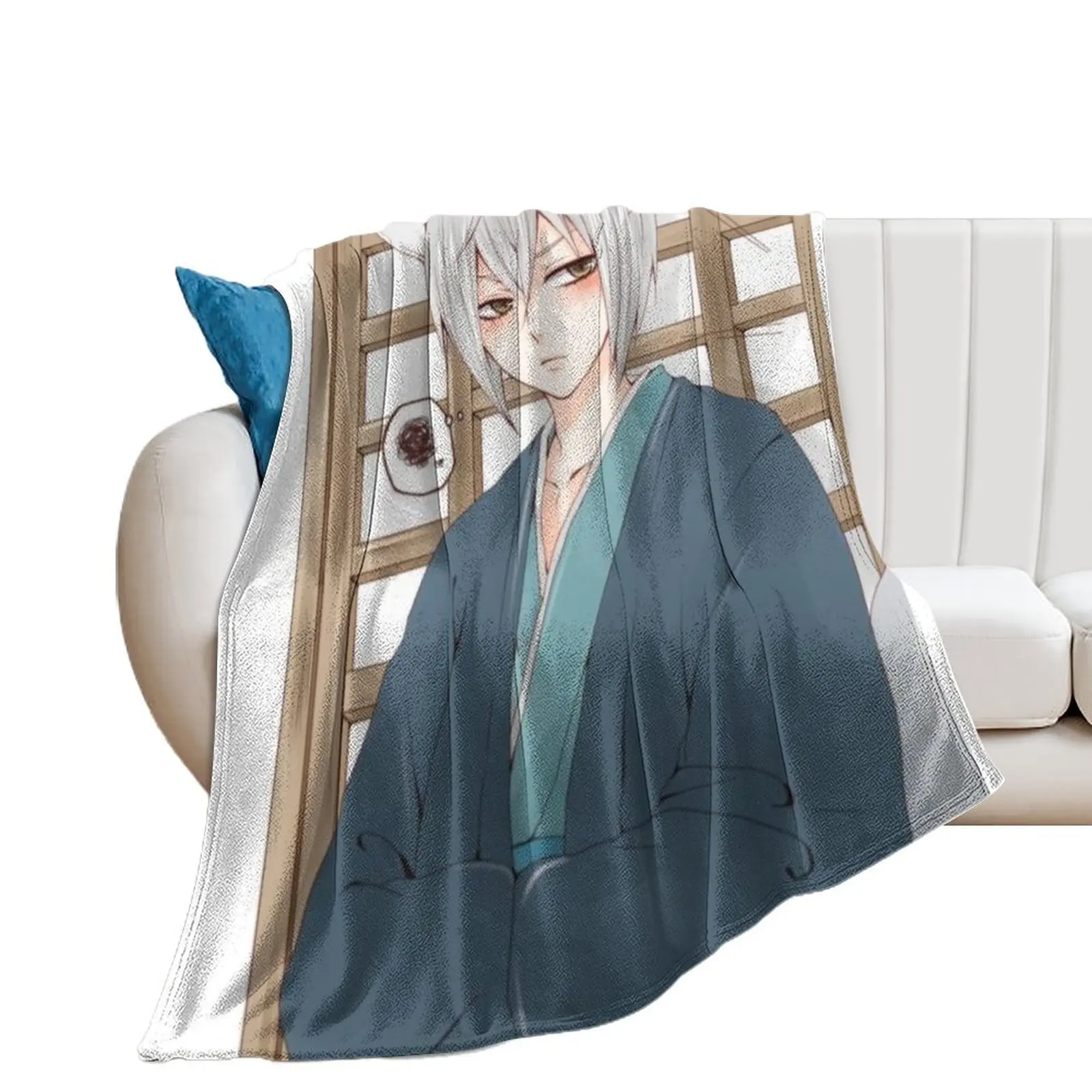 Tomoe of Kamisama Throw Blanket Retros Decorative Sofas Hair Summer Blankets