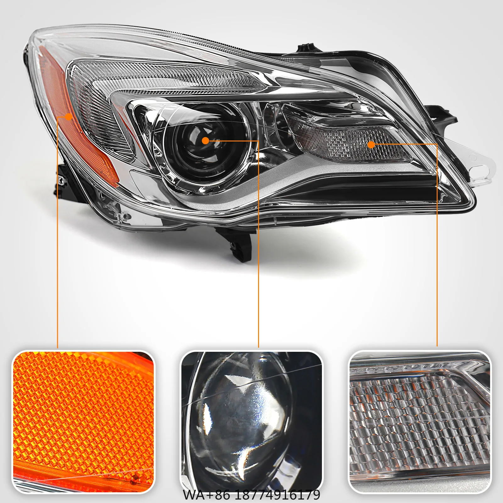 

Auto Parts 14 Regal Headlight Assembly Low Configuration Pair OEM 13426669 L 13426670 R Front Headlamp Replacements Car Parts