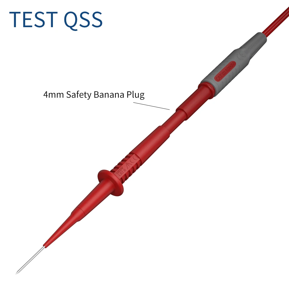 Imagem -04 - Teste Elétrico Sonda Dicas Auto Multímetro Teste Leads Extensão Voltar Piercing Agulha Ferramentas Elétricas de Diagnóstico Q.30011 Pcs