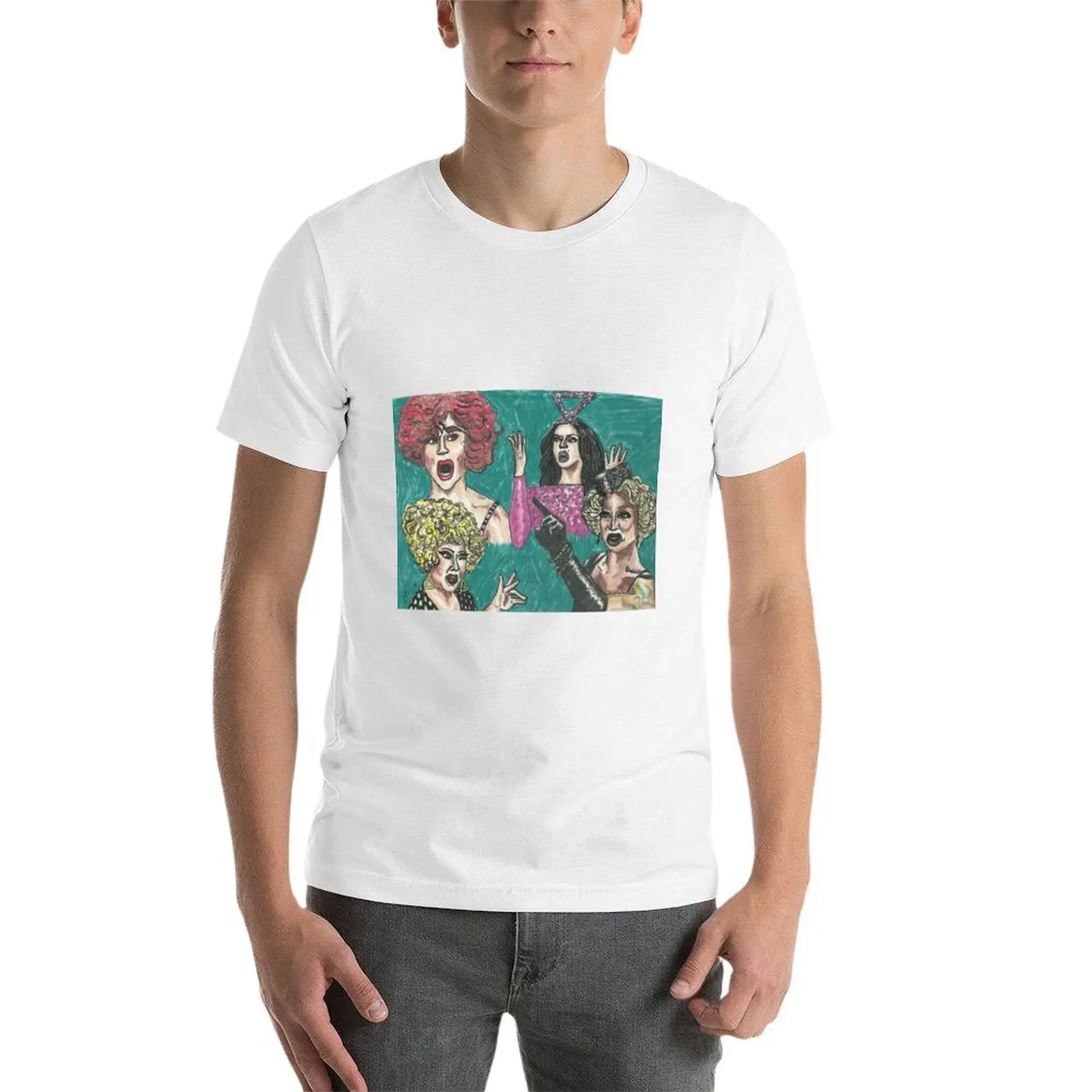 قمصان رجالي Imfurst Mimi قميص قطني جرافيك تي شيرت تي شيرت الجميع قمصان رجالية ناعمة تي جرافيك تي مقابل رجل من أجل