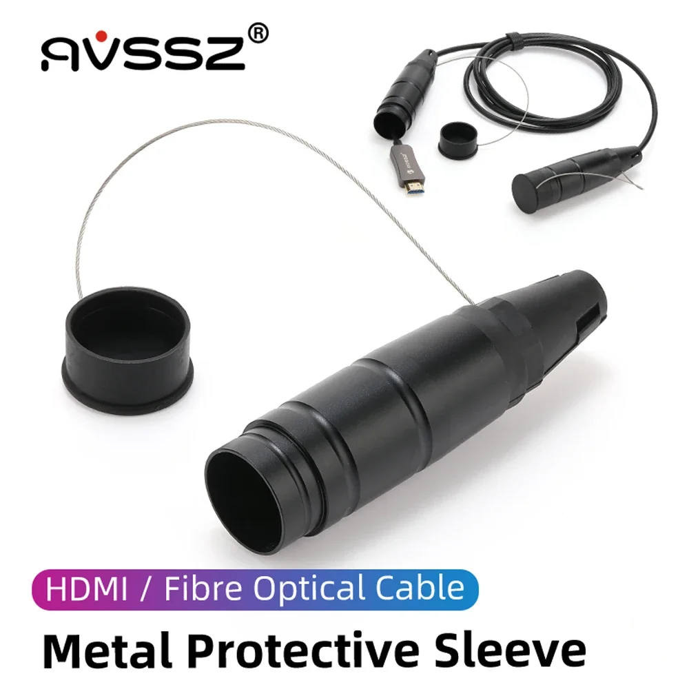 Obudowa ochronna kabla optycznego HDMI CPRI do użytku zewnętrznego, wzmocniona, 2/4-żyłowa, z metalową osłoną wodoodporną na kable światłowodowe PDLC/ST/FC/SC