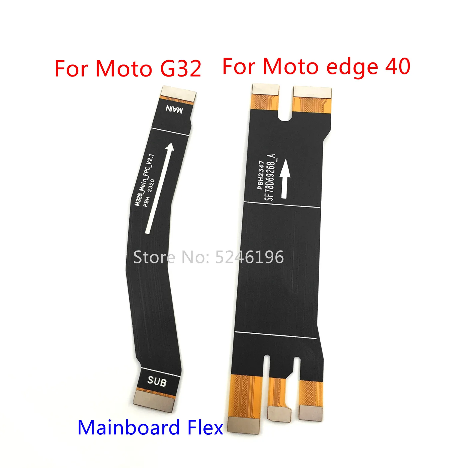 1 Uds. Cable flexible de conexión de carga de Tablero Principal para Motorola Moto G32 XT2235-3/Moto edge 40 XT2303-2 pieza de repuesto