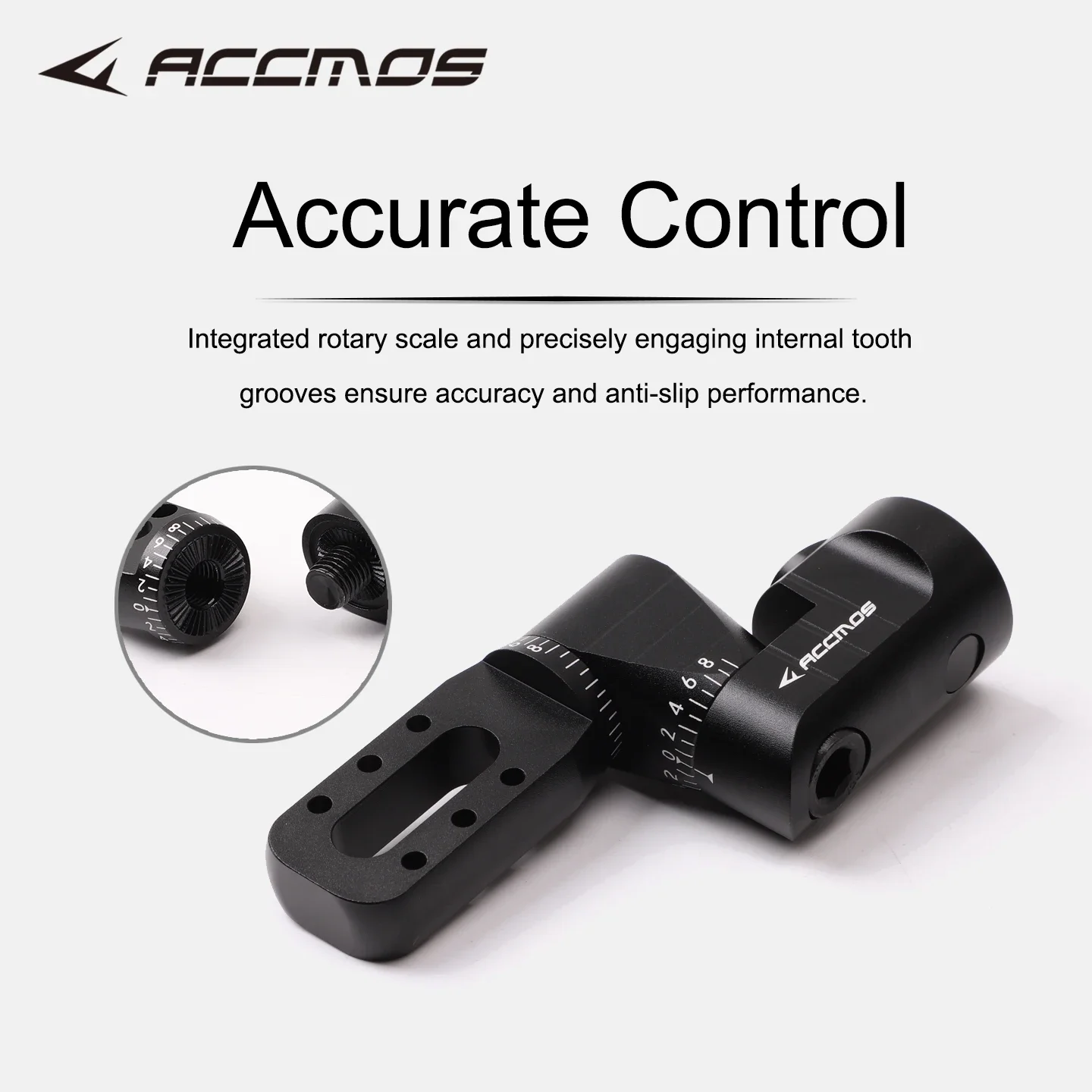 

ACCMOS Single Double Side V-Bar Mount Adjustable Quick Disconnect Bow Rod Stabilizer For Compound Bow Accessories