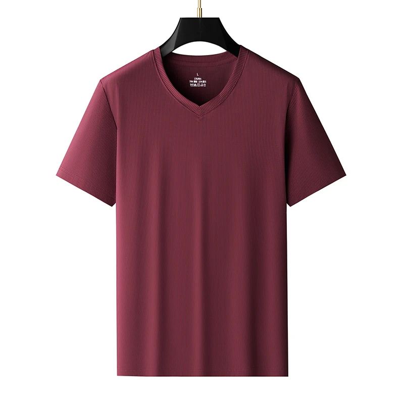 Plus Size 9xl 150kg T-Shirts Men Oversized Short Sleeve Tshirts 2025 Summer Quick Dry Men's T-Shirt Large Tee Tops 6xl 7xl 8xl