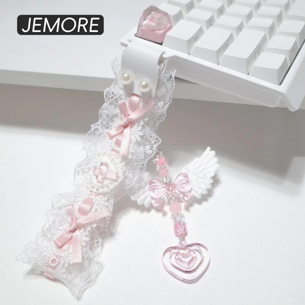 

Universal Lace Keyboard Ribbon Mechanical Keyboard Strap Personalized Gaming Accessory for Keyboards for Wooting Customized Gift