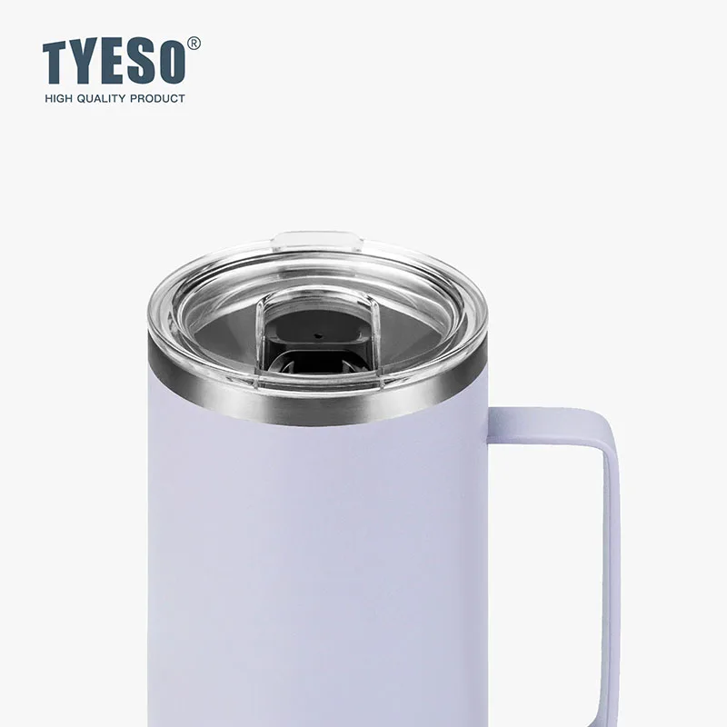 TYESO TS-8836/TS-8837 530ml/710ml 304 Stainless Steel Thermos Tumbler Bottle With Handle Insulated Flask Vacuum Water Cup