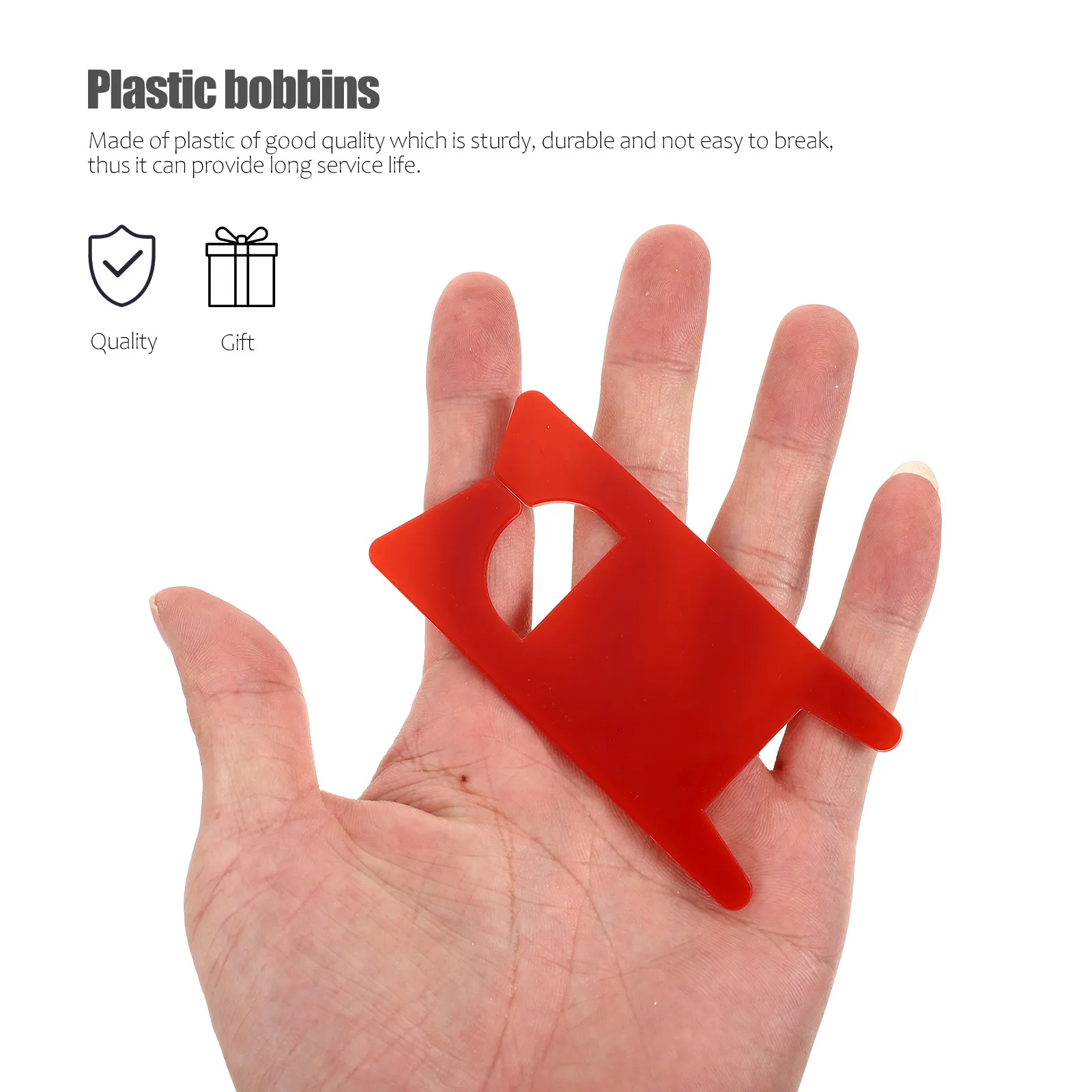 

Набор из 100 пластиковых органайзеров для ниток: компактные и легкие держатели для вышивки крестом, шитья и рукоделия