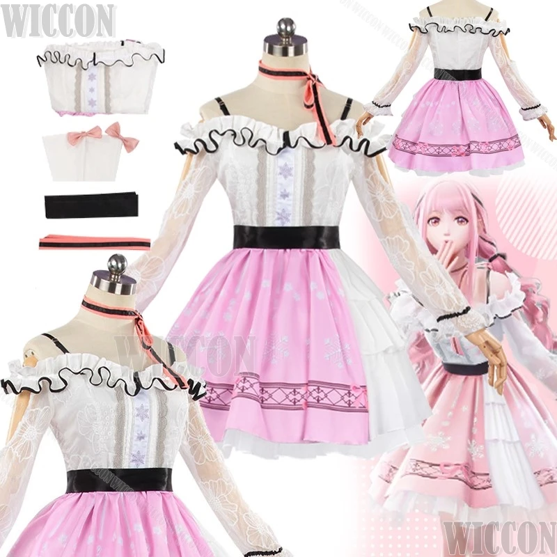 

Nikki Game Infinity Nikki Косплей Костюм Розовое Платье Лолита Костюм Принцессы Kawaii Наряд Милые Женщины Девушка Хэллоуин Индивидуальные