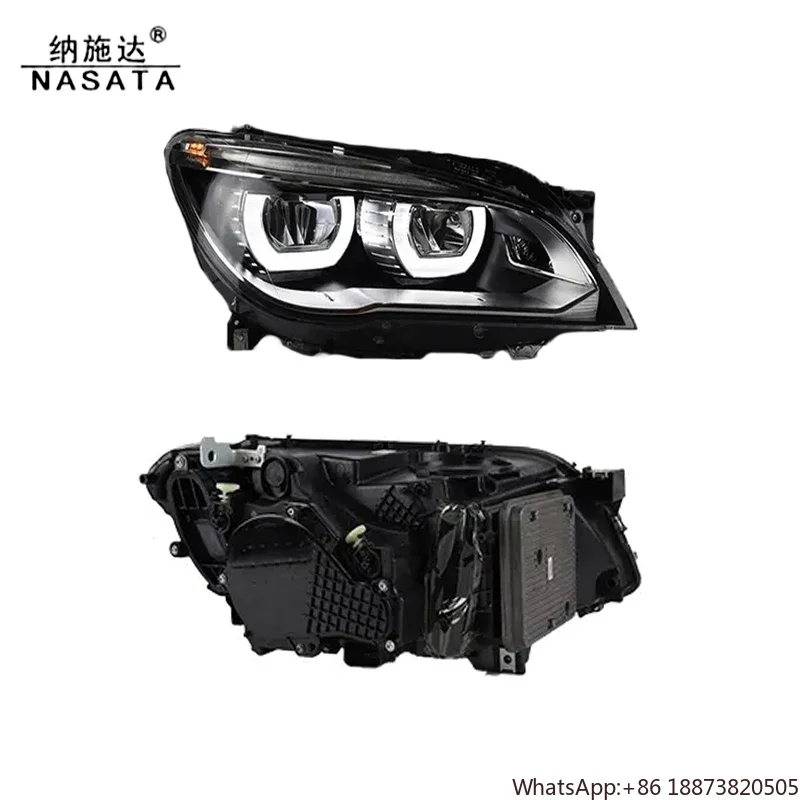 High Quality Led Headlight for Bmw 7 Series F01 Upgrade to F02 2010-2015 Led Headlight With Angel Eye Led Bulbs Car