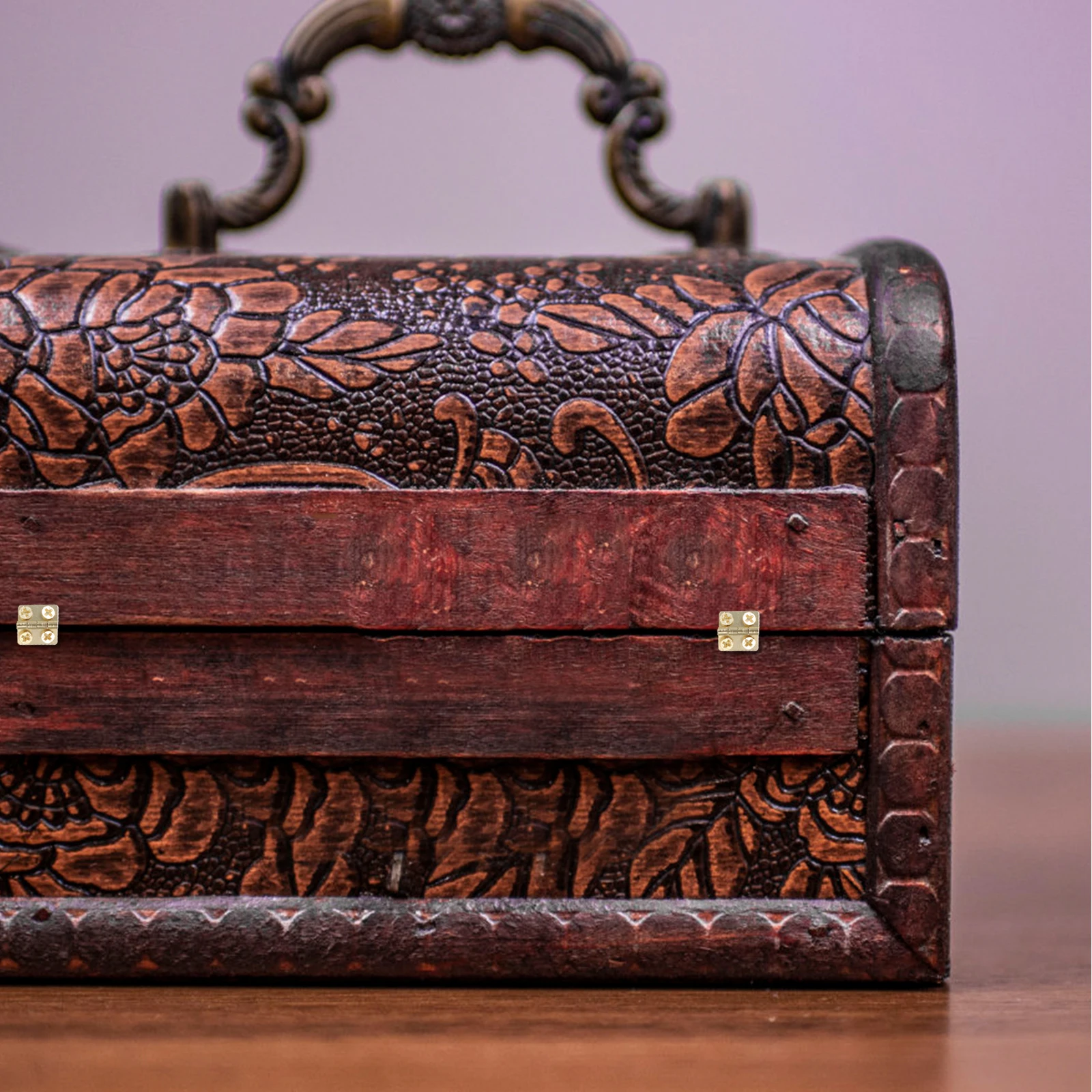 

50 Pcs Hardware Hinge Accessories Small Hinges for Handmade Crafts Furniture Mini