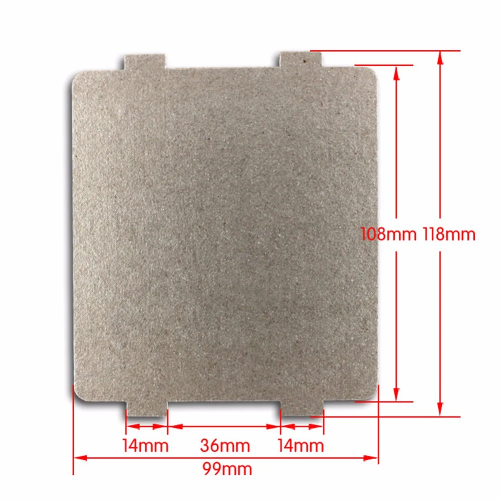 Universal Microwave Oven Mica Sheet Mica Plate Wave Guide Cover Sheet Plates 9.9 X 10.8cm Microwave Accessories