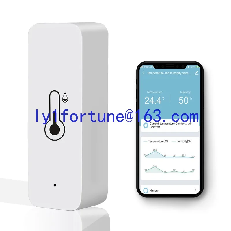 

Smart WiFi Thermohygrometer Sensor Wireless Remote Control Home Indoor Baby Room Monitoring
