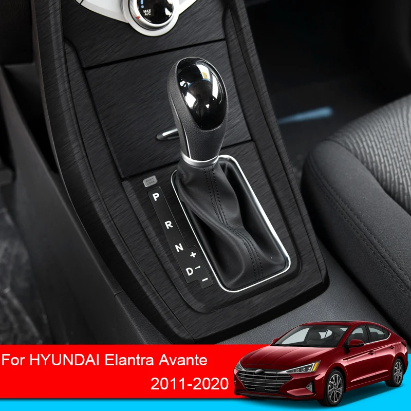 For Hyundai Elantra Avante AD MD 2011-2020 Car Interior Sticker Lifting Window Panel Decal Gear Box Dashboard Film Accessory