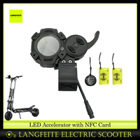 LCD Display Accelerator With NFC Card Meter Thumb Control Throttle Only For Langfeite H1 Accessories Scooters Electric Monopatti