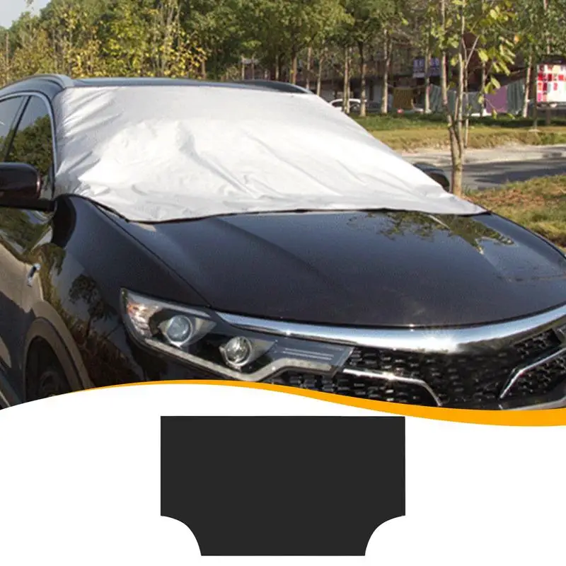 Snow Car Cover Auto Windshield Sun Shade Multifunctional Automotive Accessories Frost Ice Car Window Sunshade Cover For Winter